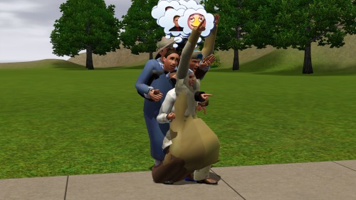 This Is What It Looks Like When 10 Tourists Decide To Merge Together. XD