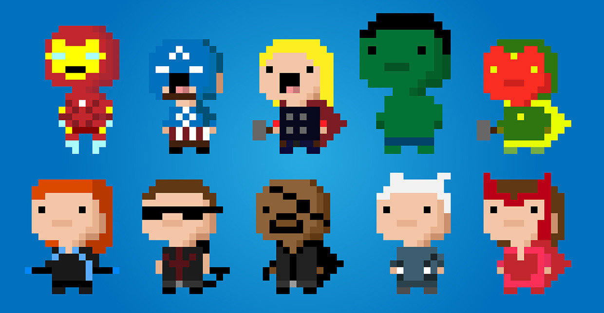 herochan:  Avengers BitizensCreated by Anya Ang    (via:  it8bit)