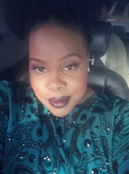 nappyheadedmaiden:Amber Riley: Lipstick Goals