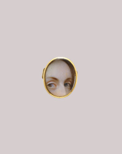 vjeranski:  Lover’s Eyes, ca. 1840. American. Watercolor on ivory. The Metropolitan Museum of Art, New York, Dale T. Johnson Fund   This installation of works from the permanent collection was organized by the New York–based artist Piotr Uklański