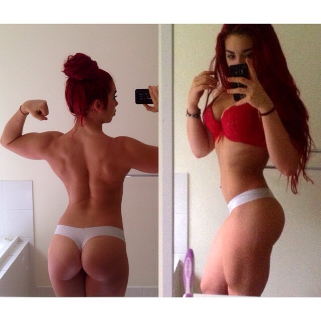bananasandkale:  9.5 weeks out, back and booty progress… Also a lil bit of #legday