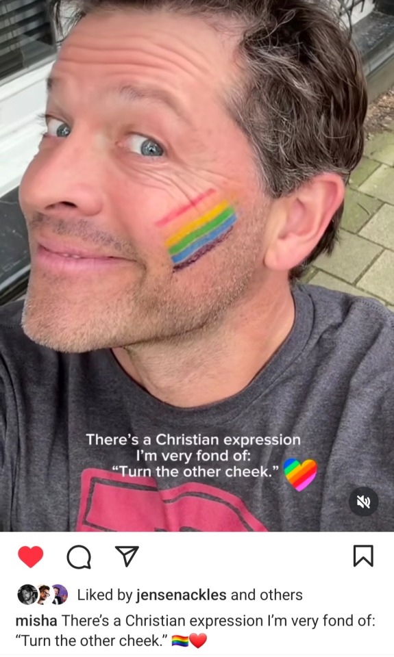 It Gives Me All Warm And Fuzzies To See Jensen Liking A Misha Pride Post