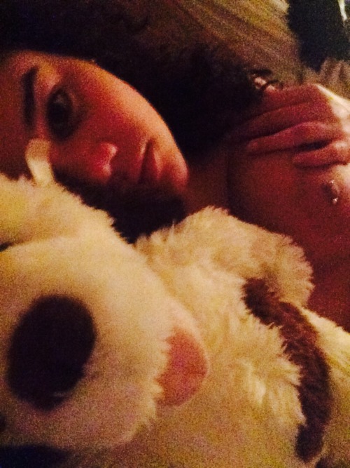 babykajira:  Sleeping nakey with Mika tonight 💖