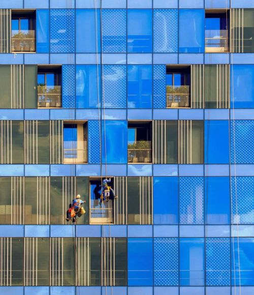 Submit your best shots to our 15th Annual Photo Contest, open now! Photo: Cleaning New Buildings Pho