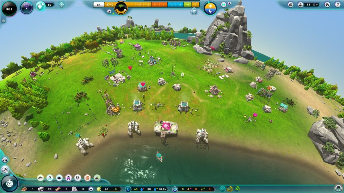 The Universim, PC, Review, Gameplay, Screenshots, Medieval Buildings in the Nuggets