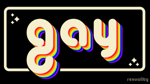 rexuality:this one goes out to all you groovy gays More | Shop | Insta | Ko-Fi