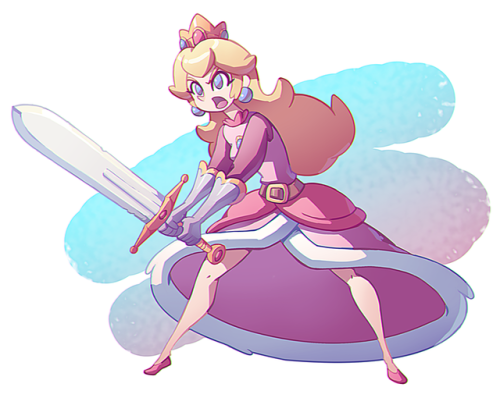 Warrior Peach and Daisy by Tuzurezu