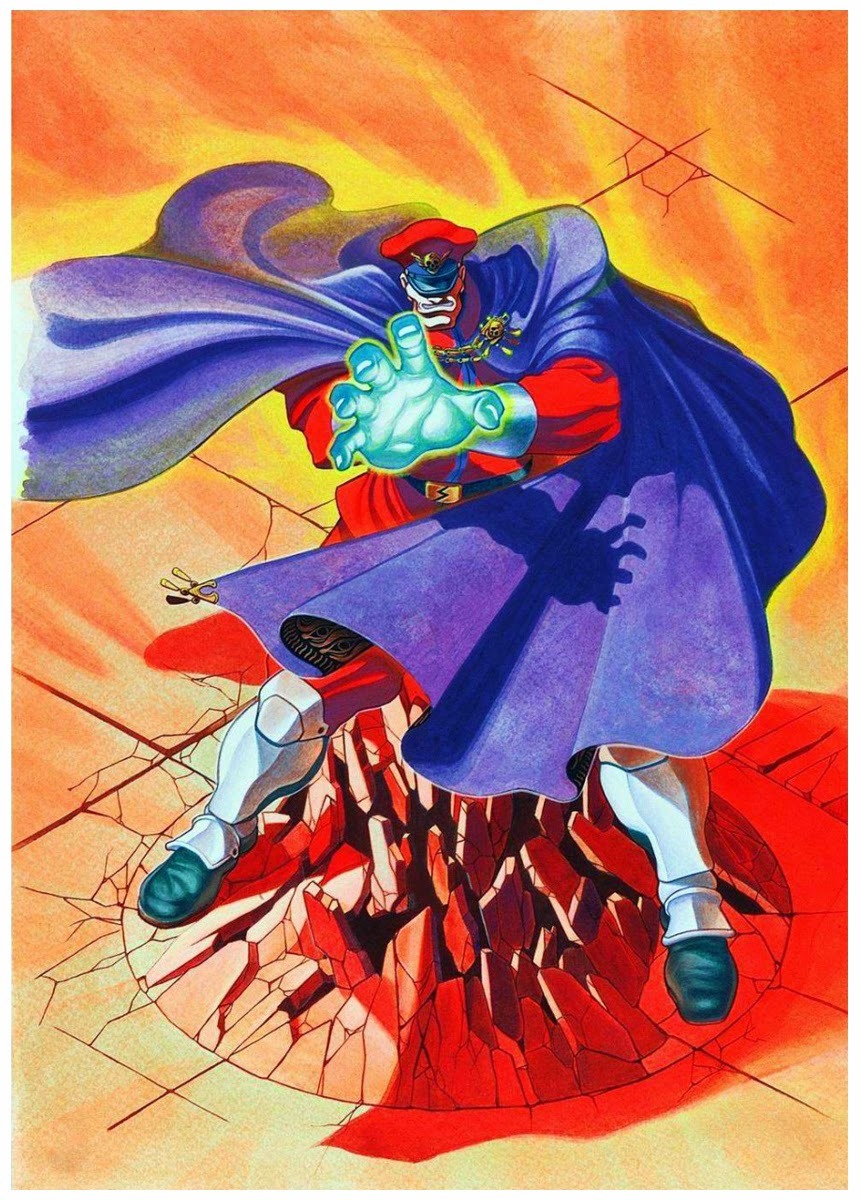 pixandwords:  Old Promotional Street Fighter Art from Shoei, Sensei, Kinu Nishimura,