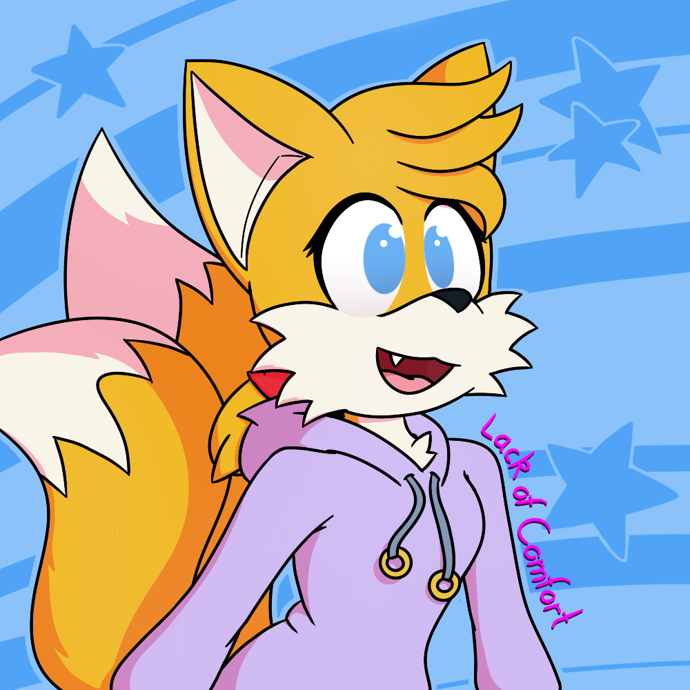 Yeah... — Redraw I did of my fem Tails because it was the...