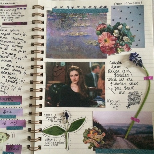 dreamidle: today’s journal entry. i’m so! into! doing! this!