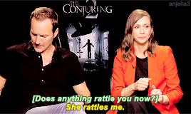 anjelia3:◆The “Patrick and Vera” show during ‘The Conjuring 2’ press tour. [Part 1]