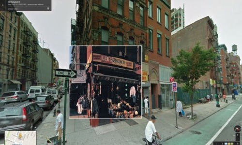 Classic album covers in Google Street View