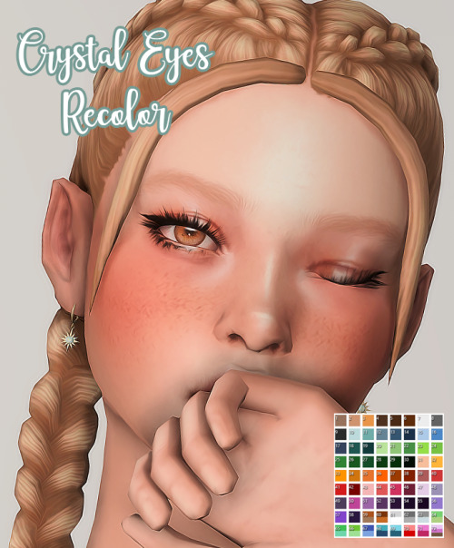 solstice-sims: Crybabies’ Crystal Eyes RecolorCrybabies’ Crystal Eyes have been a long t