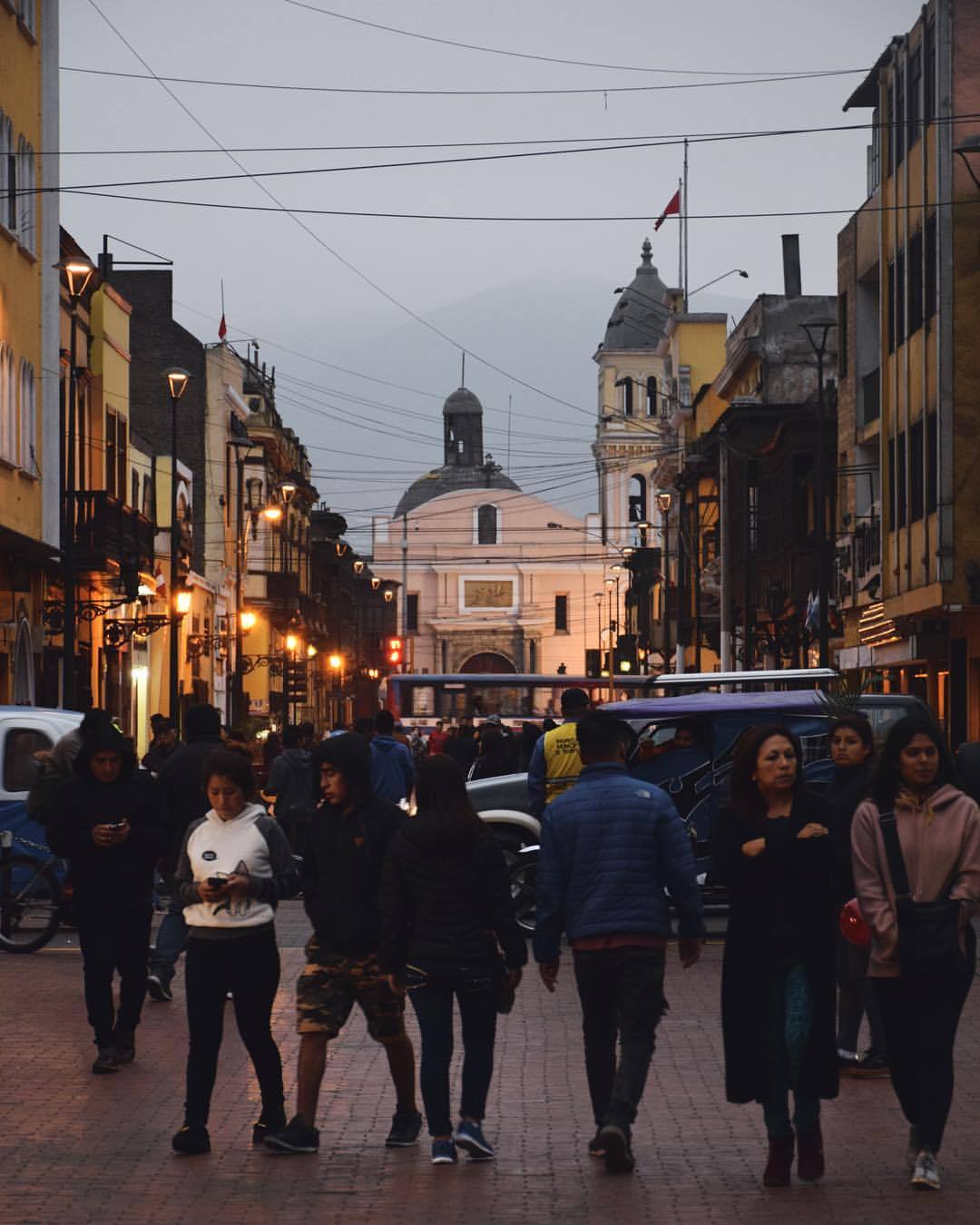 Streets of Lima (at Lima, Peru)