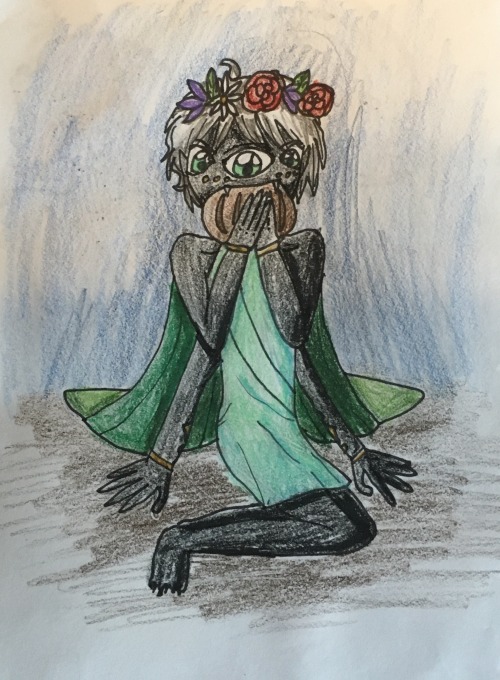 This Is My Voidsona Zani (she/they/fae/it)! They Live In A Burrow Under A Tree, Can Go Through Wormholes