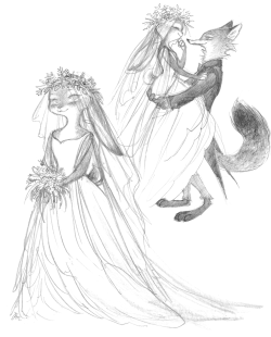 uujudoes:Some prior sketching of the wedding