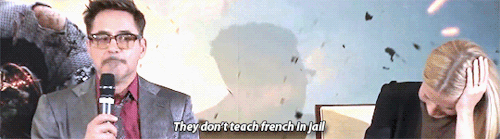 k2sodone: Iron Man 3 - meet the press Paris Bonus: After the rant 