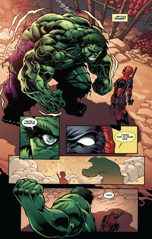 Locker Magnet Deadpool #37 Comic Book Cover 2" X 3" Fridge The Hulk 