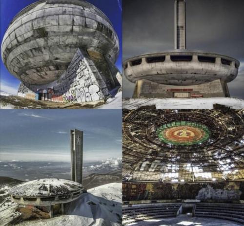 evilbuildingsblog:  Buzludzha - abandoned monument of communism