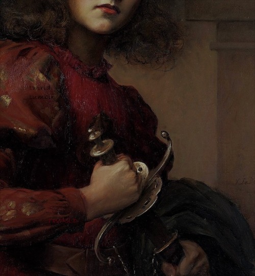 twirld:St. Joan of Arc (detail, 1909) Paul Antoine de la Boulaye