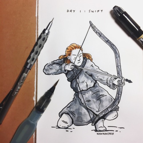 Inktober 2017: Day 1 - 4 I’m doing a Game of Thrones themed Inktober this year!the rest: [link