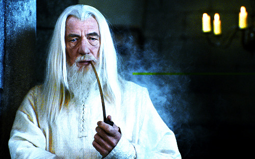 elvenkiing:  6/42 lotr edits → gandalf the white 