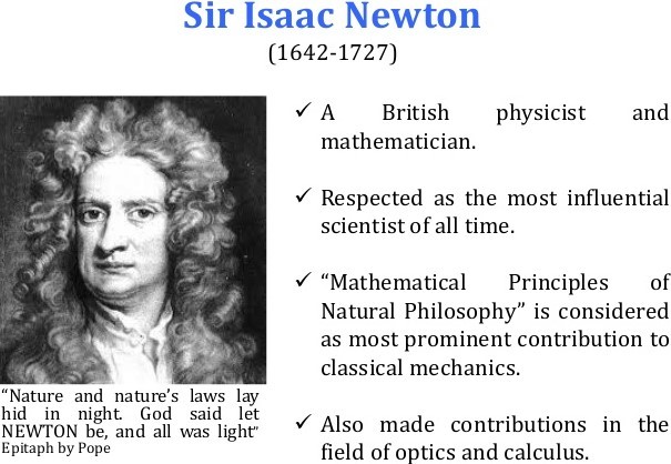 famous mathematicians isaac newton