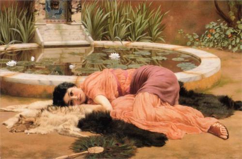 Dolce Far Niente (1904). John William Godward.