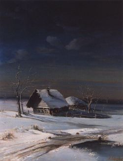 dekehlmark:Aleksey Savrasov (1830-1897), Paysage d’Hiver - 1871