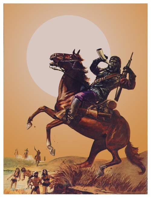 The Planet of the Apes covers by Bob Larkin.