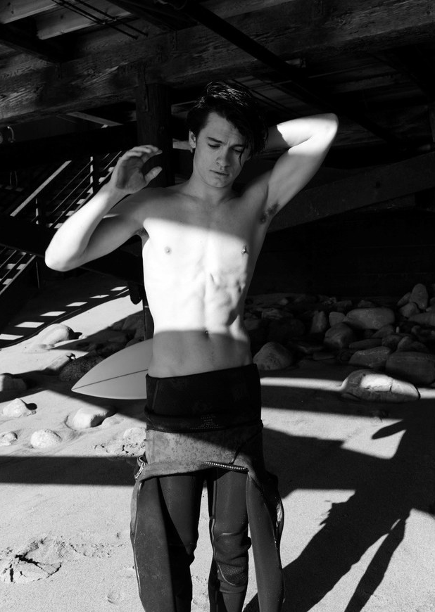 gqstyle:Pamela Anderson and Tommy Lee’s 18-Year-Old Son Is Now Modeling for Saint