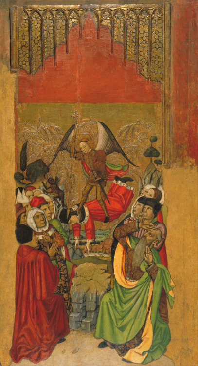 theraccolta:Jaume HuguetSt. Michael the Archangel Vanquishes the AntichristThe Apparition of St. Mic