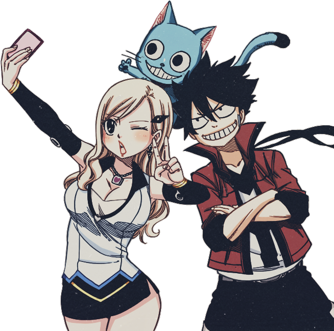 Rebecca and Happy by Mashima : r/EdensZero