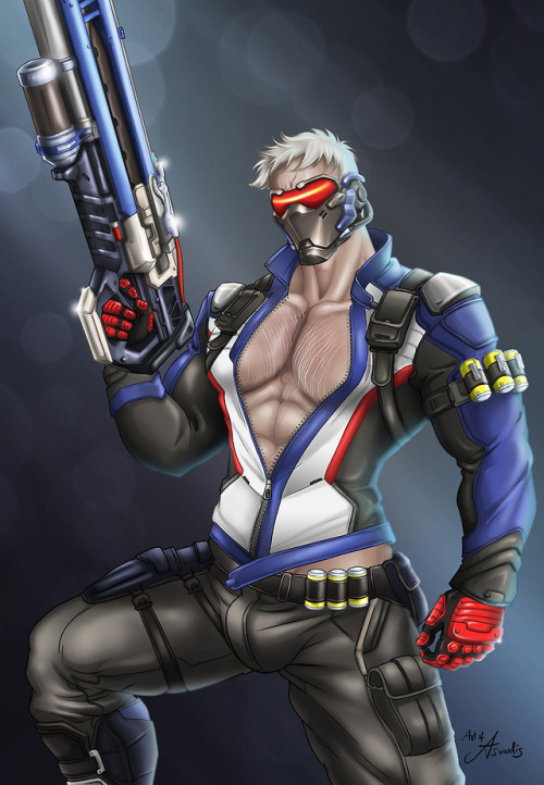 Finally finished the hot Soldier 76. :D