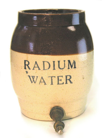 “The radium water worked fine until his jaw fell out”From the early 20th century up to t