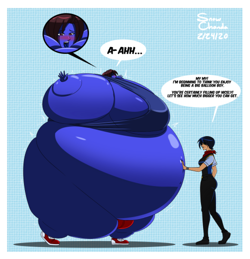  Suki caught Max enjoying himself becoming a balloon. >:ycStill trying to break out of this art s