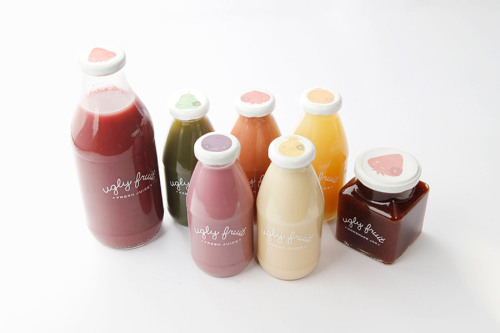 Designer Mirim Seo created Ugly Fruit juice, jams, and dried fruits out of unattractive produce dona