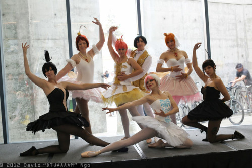 Princess Tutu cosplayers. Photo by David Ngo.