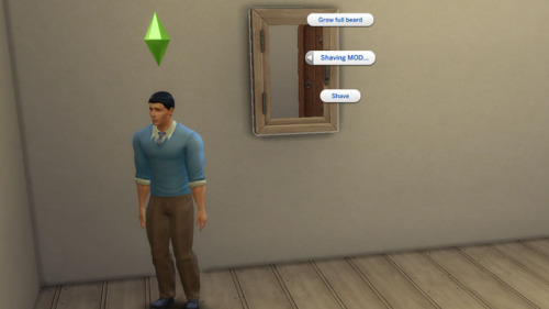 Shaving MOD v2.New in v2.1. The baby face buff last 3 sim days now.2. If sims wants the beard back. 