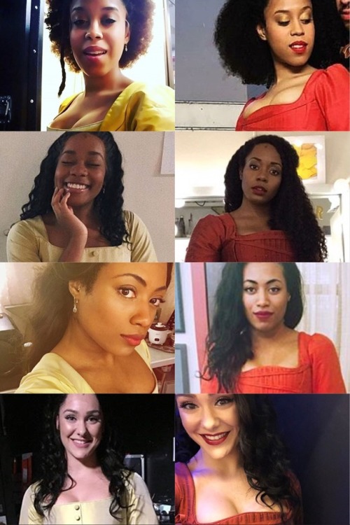 The current Peggy/Maria actresses among all four companies of Hamilton.