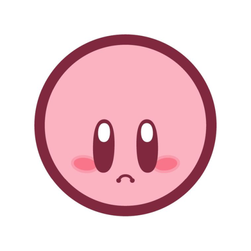 thevideogameartarchive:Artwork of Kirby from ‘Kirby’s Canvas Curse’ on the Nintendo DS.