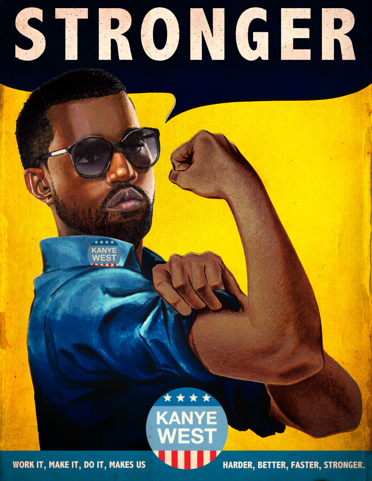adslibitum:  &ldquo;Stronger&rdquo; / Kanye West © Ads Libitum : facebook / tumblr / behance
