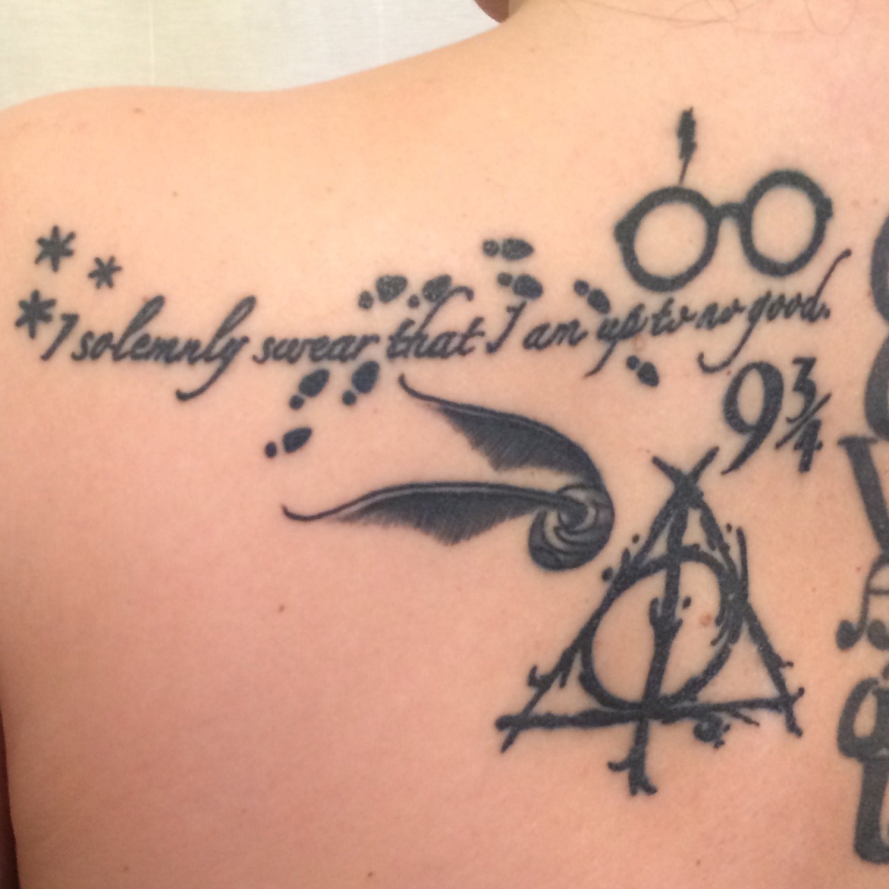 Harry Potter tattoo by Mel Lockett  HH Nashville tattoo artist