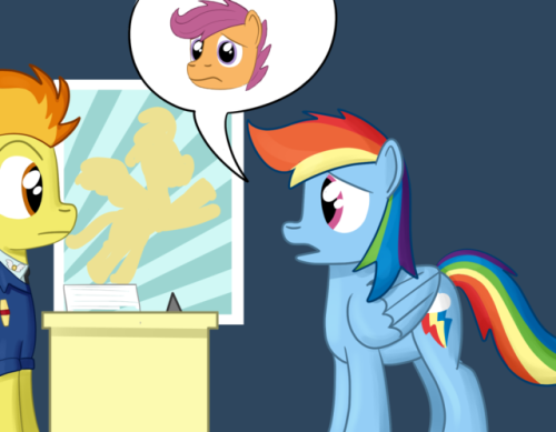 hoofclid:Who should we get to make the smol Wonderbolt uniform? The ponies who make the regular ones? Nah, get a fashion designer! <333