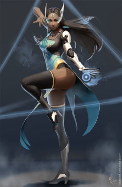 souracid:Symmetra from Overwatch.