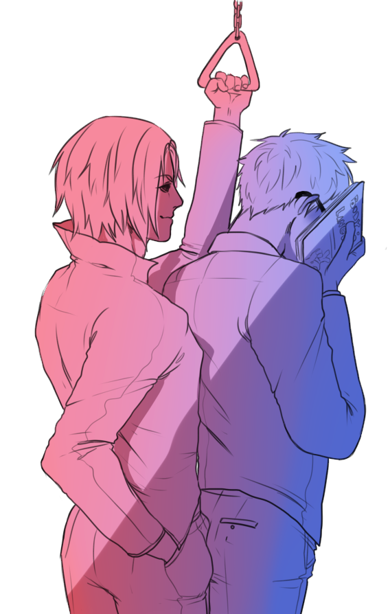 lust-stag:I drew this but don’t fear!  More rin/rei coming soon!