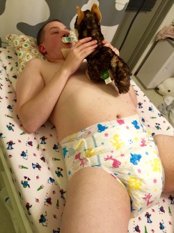 chubblesbear:  Cute diaper on a cute pup