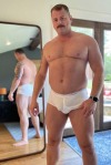 hairy-muc-bear:2021.01.13White Briefs Wednesday&rsquo;s BILFS Absolute Bull Edition