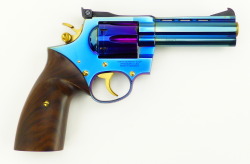 fmj556x45:   can’t wait for the comments on this one.  Korth Combat .357 Magnum caliber revolver. Outstanding 4” Combat model with plasma multi-color finish.   ? 