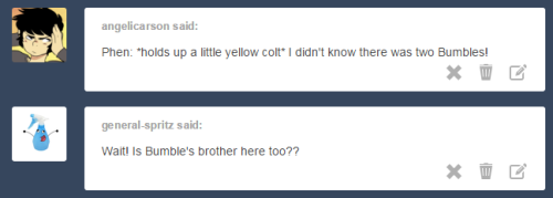 nurseryhive:Mishy: “Yes. Yes he is. “  D’aww <3